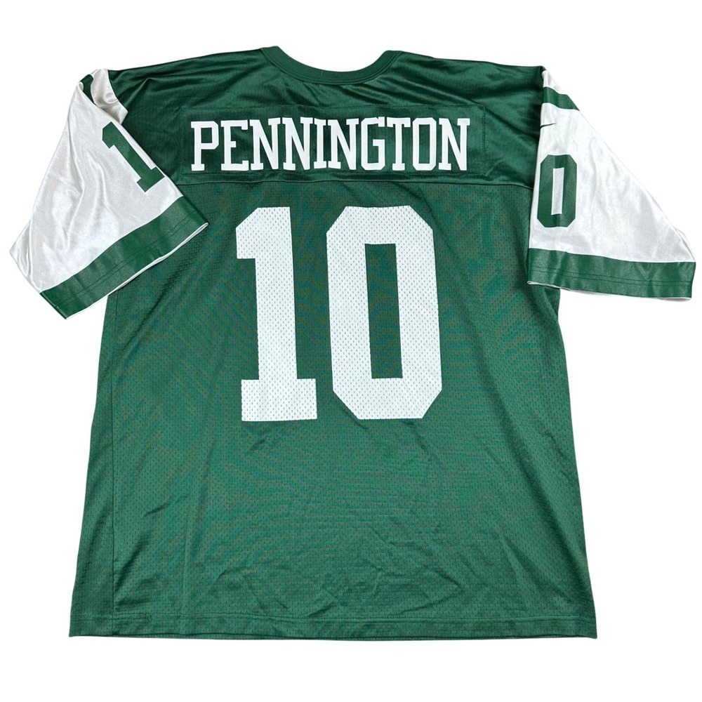 Vintage Nike Chad Pennington New York Jets Jersey XL Green‎ Team NFL Throwback